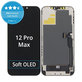Дисплей Soft OLED за iPhone 12 Pro Max, Тъчскрийн с рамка, DIAGNOSTIC