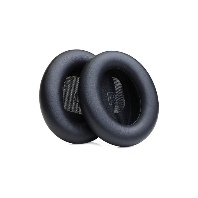 Резервни възглавнички за уши за Bose QC Ultra, Мемори пяна и PU кожа, Черен, 1 чифт
