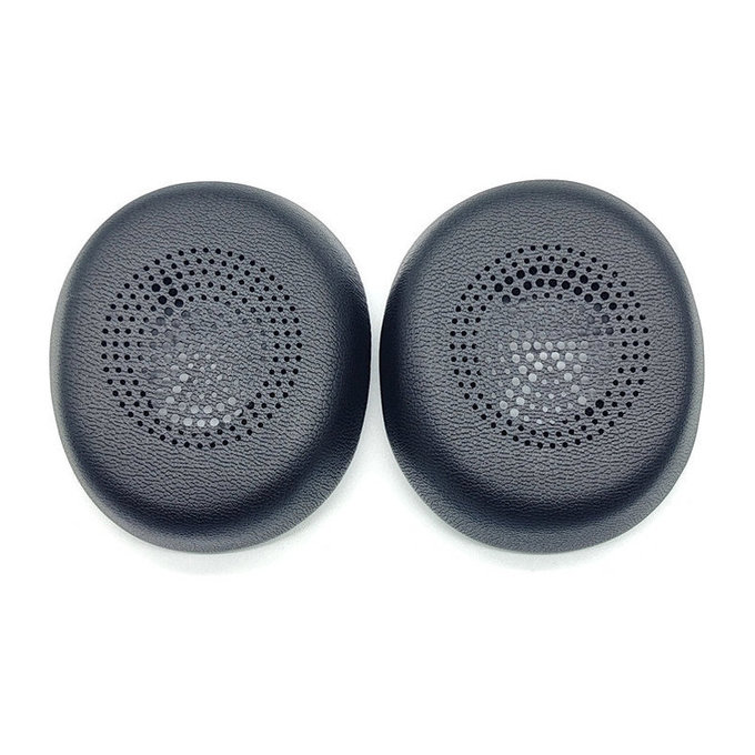 Резервни възглавнички за уши за Jabra Evolve2 30, Мемори пяна и PU кожа, Черен, 1 чифт