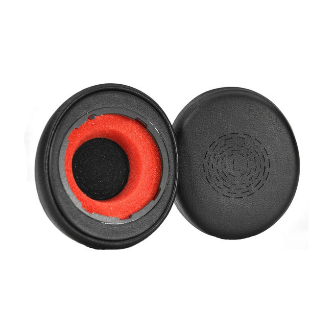 Резервни възглавнички за уши за Jabra Evolve2 50, 55, Мемори пяна и PU кожа, Черен, 1 чифт