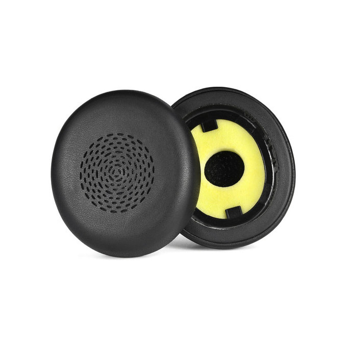 Резервни възглавнички за уши за Jabra Evolve 2 75 UC/MS, Мемори пяна и PU кожа, Черен, 1 чифт