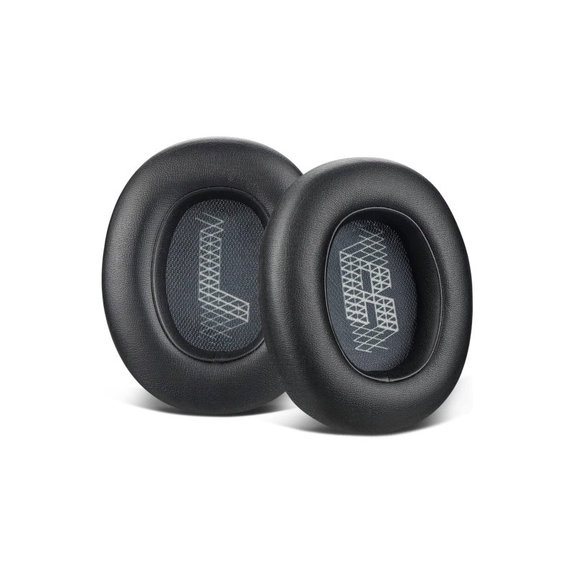 Резервни възглавнички за уши за JBL Live 650BTNC, E65, Мемори пяна и PU кожа, Черен, 1 чифт