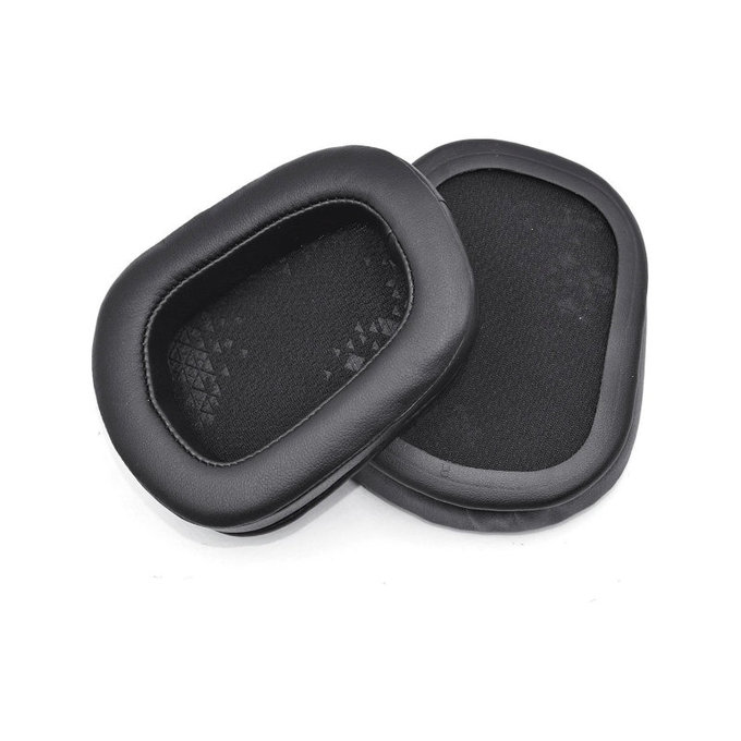 Резервни възглавнички за уши за Logitech G633 Artemis, G933 Artemis, Мемори пяна и PU кожа, Черен, 1 чифт