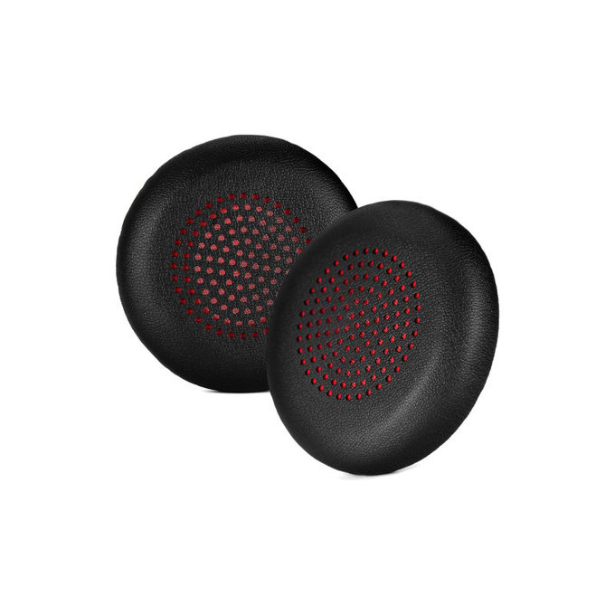 Резервни възглавнички за уши за Plantronics Voyager Focus UC, PU кожа, Черен, 1 чифт
