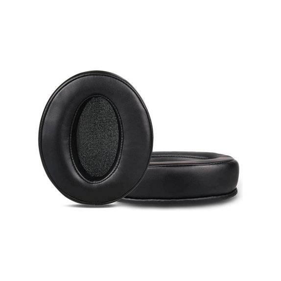 Резервни възглавнички за уши за Sennheiser HD4.50, HD450, Мемори пяна и кожа, Черен, 1 чифт
