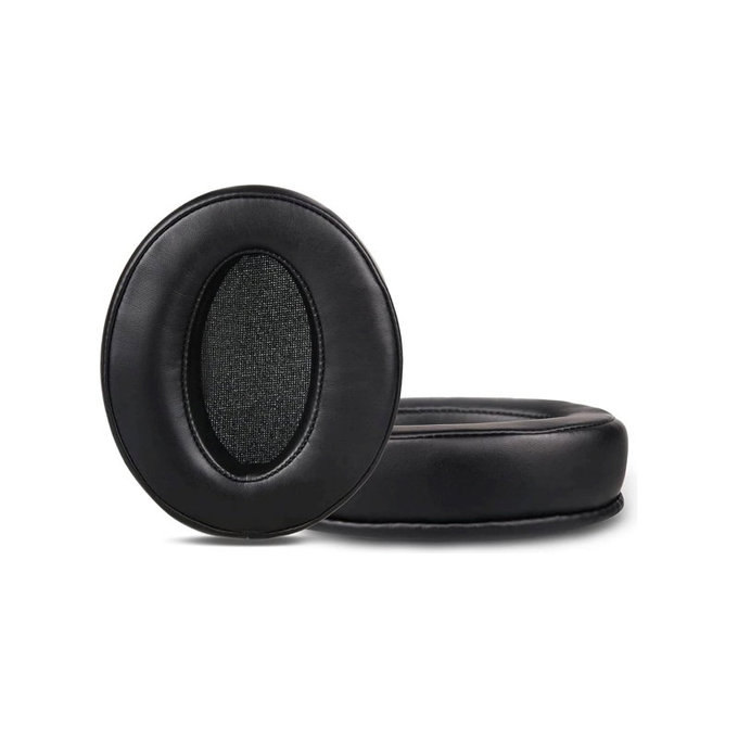 Резервни възглавнички за уши за Sennheiser HD4.50, HD450, Мемори пяна и кожа, Черен, 1 чифт