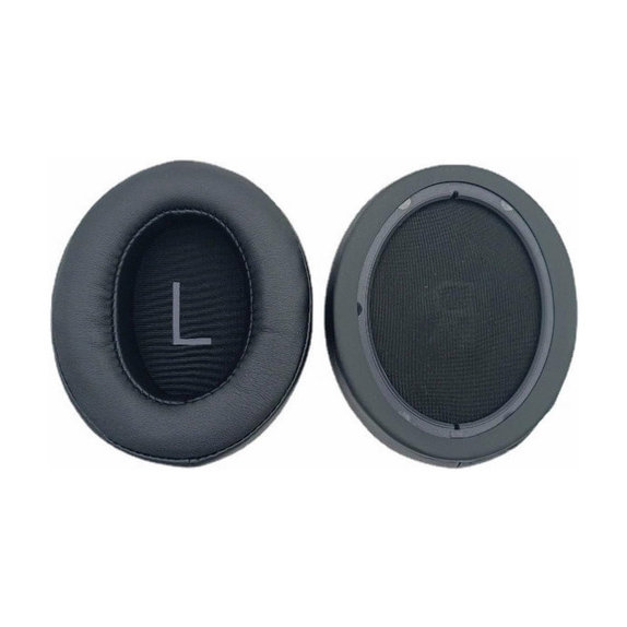 Резервни възглавнички за уши за Sennheiser Momentum 3.0, Мемори пяна и кожа, Черен, 1 чифт