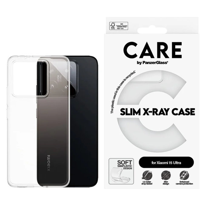 Калъф X-Ray за Xiaomi 15 Ultra, Прозрачно, PanzerGlass