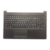 Капак C + клавиатура за HP 15-db, UA, 77034787, палмрест, Genuine Service Pack