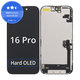 Дисплей Hard OLED за iPhone 16, Тъчскрийн с рамка, FixPremium