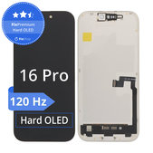 Дисплей Hard OLED 120Hz за iPhone 16 Pro, Тъчскрийн с рамка, FixPremium