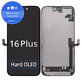 Дисплей Hard OLED за iPhone 16 Plus, Тъчскрийн с рамка, FixPremium
