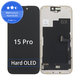 Дисплей Hard OLED за iPhone 15 Pro, Тъчскрийн с рамка, FixPremium