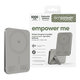 Безжичен PowerBank 5000 mAh, с въртяща се стойка 20 W, съвместим с MagSafe, Qi2/USB-C, Титан, empower