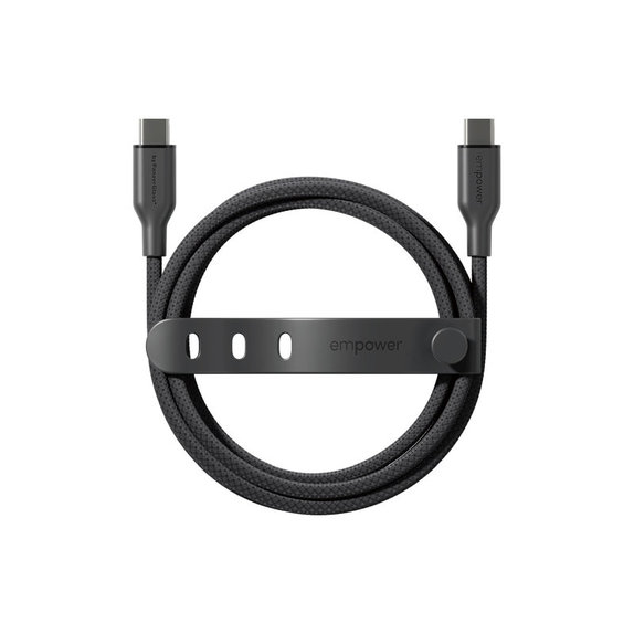 USB-C кабел, 60 W, Racing, 2 m, Space Black, empower