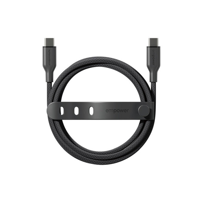 USB-C кабел, 60 W, Racing, 2 m, Space Black, empower