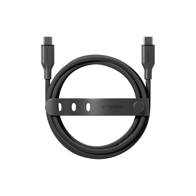 USB-C кабел, 240 W, Racing, 2 m, Space Black, empower