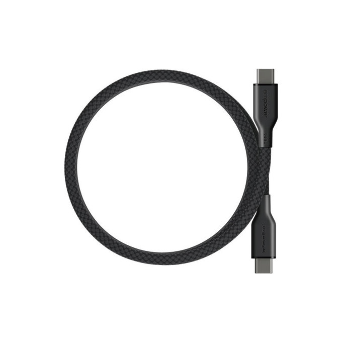 USB-C кабел, 240 W, Magnetic, 1, 5 m, Space Black, empower