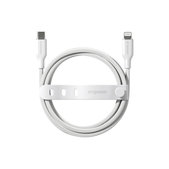 USB-C/Lightning кабел, 60 W, Racing, 1, 2 m, Сребристо-бяло, empower