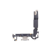 Заряден конектор + flex кабел за iPhone 17, White