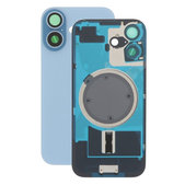 Задно стъкло на корпус + стъкло на камера + метална пластина + MagSafe магнит за iPhone 17, Mist Blue