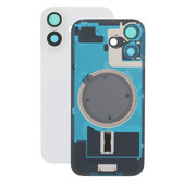 Задно стъкло на корпус + стъкло на камера + метална пластина + MagSafe магнит за iPhone 17, White