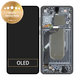 Дисплей за Samsung S25 Edge, Titanium Jetblack, Тъчскрийн с рамка, GH82-37224C Genuine Service Pack