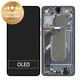 Дисплей за Samsung S25 Edge, Titanium Jetblack, Тъчскрийн с рамка, GH82-37224C Genuine Service Pack