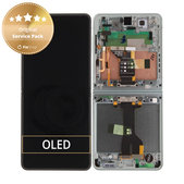 Дисплей за Samsung Z Flip 7 F766B, Mint, Тъчскрийн с рамка, GH82-37581E Genuine Service Pack