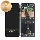 Дисплей за Samsung Galaxy Z Flip 7 FE F761B, тъч стъкло с рамка, Black, GH82-37734A, Genuine Service Pack