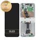 Дисплей за Samsung Z Flip 7 FE F761B, White, Тъчскрийн с рамка, GH82-37734B Genuine Service Pack
