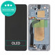 Дисплей OLED за Samsung S25 Edge, Titanium Silver, Тъчскрийн с рамка