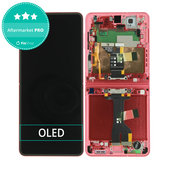 Дисплей OLED за Samsung Z Flip 7 F766B, Coralred, Тъчскрийн с рамка