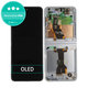 Дисплей за Samsung Z Flip 6 F741B, Light Blue, Тъчскрийн с рамка, GH82-35014C Genuine Service Pack