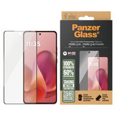 Закалено стъкло UWF за Motorola Moto G86 Power, Черно, PanzerGlass