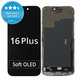 Дисплей Soft OLED за iPhone 16 Plus, Тъчскрийн с рамка, DIAGNOSTIC