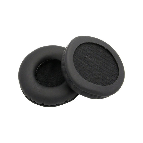 Резервни възглавнички за уши за AKG K518, K518DJ, K81, K518LE, Мемори пяна и PU кожа, Черен, 1 чифт