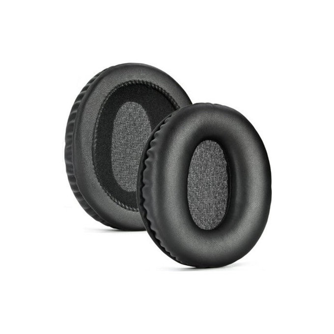 Резервни възглавнички за уши за Audio-Technica ANC500BT, Мемори пяна и PU кожа, Черен, 1 чифт