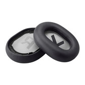 Резервни възглавнички за уши за Plantronics BackBeat Pro 2, SE, 8200 UC, Мемори пяна и PU кожа, Черен, 1 чифт
