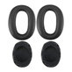 Резервни възглавнички за уши за Sony MDR-1000X, WH-1000XM2, Мемори пяна и PU кожа, Черен, 1 чифт