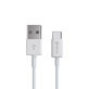 Кабел USB / USB-C Smart, 2.1A, 2m, бял, Devia