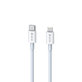 Кабел Lightning / USB-C Smart, PD 20W, 1m, бял, Devia