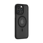 Калъф Pino с MagSafe за iPhone 15 Pro, черен, Devia