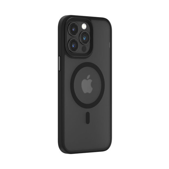 Калъф Pino с MagSafe за iPhone 15 Plus, черен, Devia