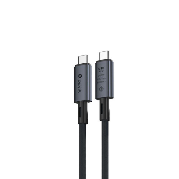 Кабел USB-C / USB-C Extreme Speed, 240W, 8K 60Hz, 1m, черен, Devia