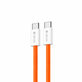 Кабел USB-C / USB-C Smart, PD 60W, 1m, оранжев, Devia