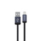 Кабел Lightning / USB Gracious, 2,4A, 1m, черен, Devia