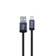 Кабел Lightning / USB Gracious, 2,4A, 2m, черен, Devia