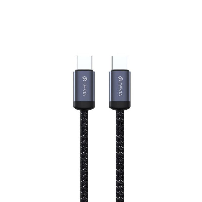 Кабел USB-C / USB-C Gracious, PD 60W, 2m, черен, Devia