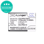 Батерия за Panasonic KX-PRX110, 120, 150, 1750mAh, Li-Ion, 3.7V, KX-PRA10, HQ